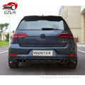 Gofu 7.5R nyuma bumper diffuser